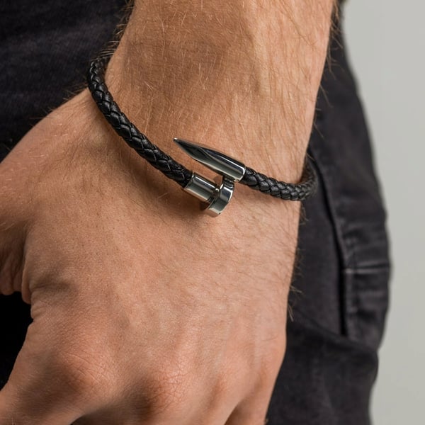BBPL-08-CZAR-R2 Herrearmbånd Balance sort