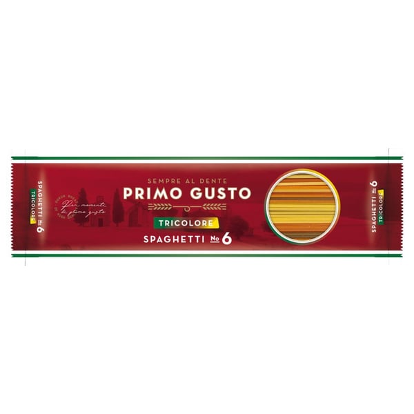 Primo Gusto Tricolore Spaghetti Pasta 500 g