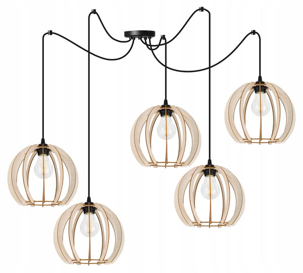 MODERNI PUINEN LED-KATTOVALAISIN
