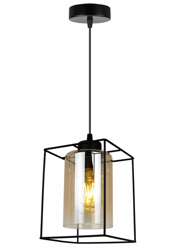 MODERNE ELEGANT GLAS HÆNGELAMPE