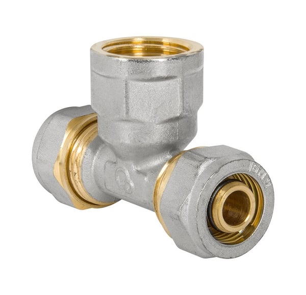 PEX-AL-PEX T-SHIRT KROM 1/2-16*16 PIGE - D1/2*16*16TD