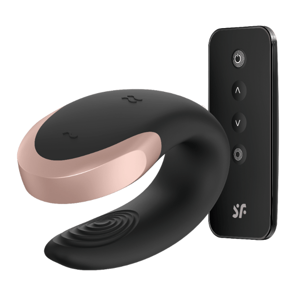 Satisfyer DOUBLE LOVE -vibrasaattori musta