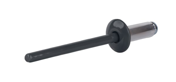 Öppna aluminiumnitar 4,8x10mm RAL 7016