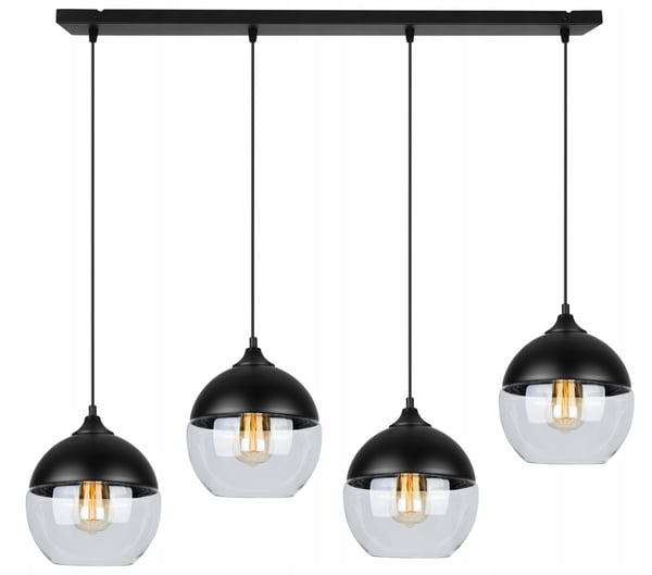 HÆNGENDE LOFTSLAMPE, GLASPLAFON, LED-LAMPE
