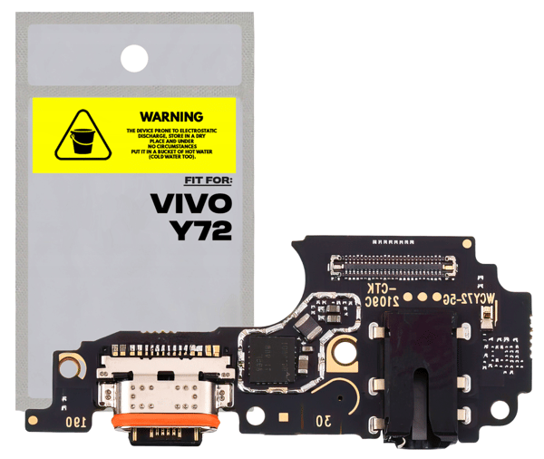 Laddningsuttag Laddningsport USB-C-kontakt för vivo Y72 5G - Tradebit