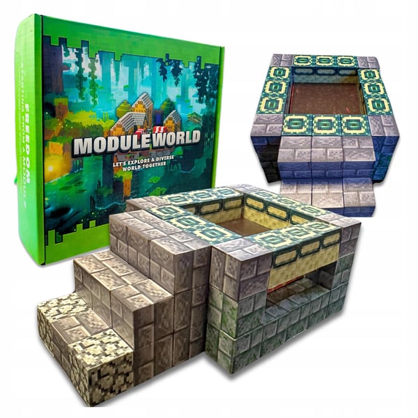 Minecraft magneettiset palikat 64 kpl ja minifiguurit