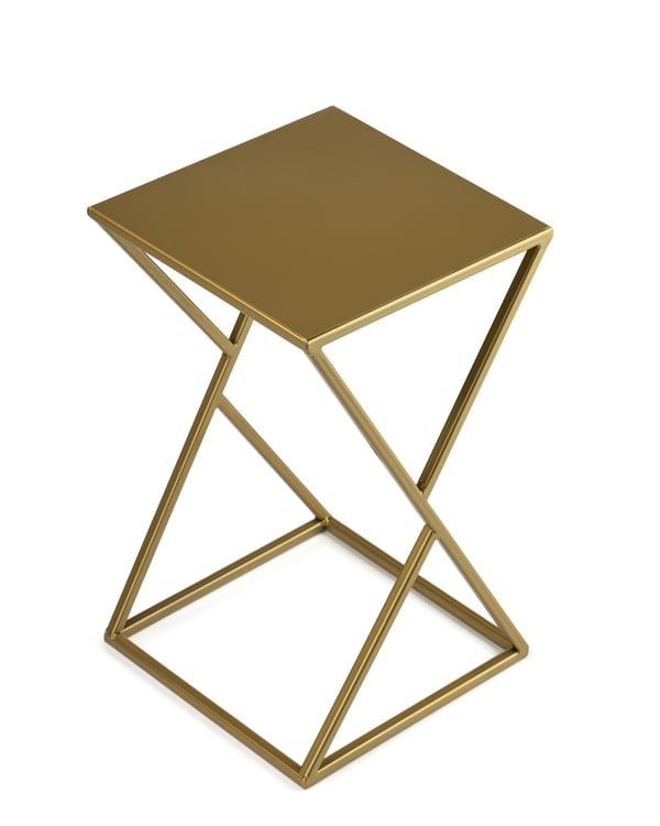 Moderne loft blomsterstander, guld, 40 cm