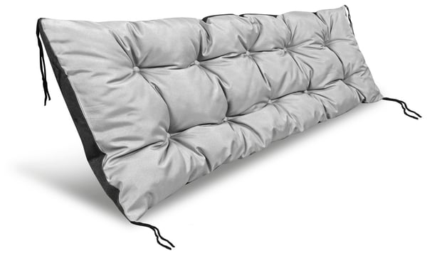 Havepude 120x40 cm vandtæt til pallebænk lysegrå
