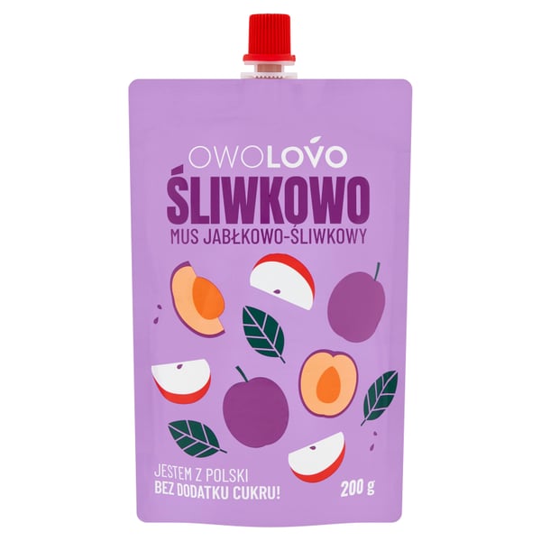 Owolovo Śliwkowo Omena-luumupyree 200 g
