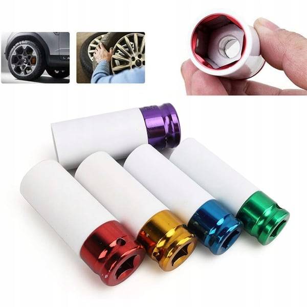 Krafttoppe til fælge 1/2" 15, 17, 19, 21, 22 mm