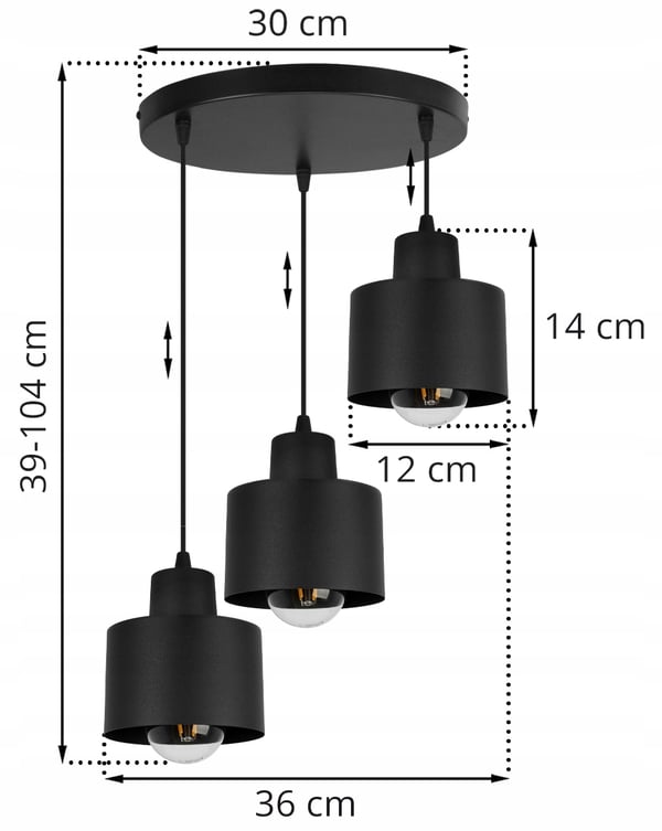 MODERNI KATTOVALAISIN MUSTA LED-VALAISIN