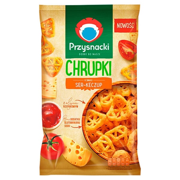 Przysnacki Juusto-ketsuppisipsit 120 g Przysnacki Juusto-ketsuppisipsit 120 g