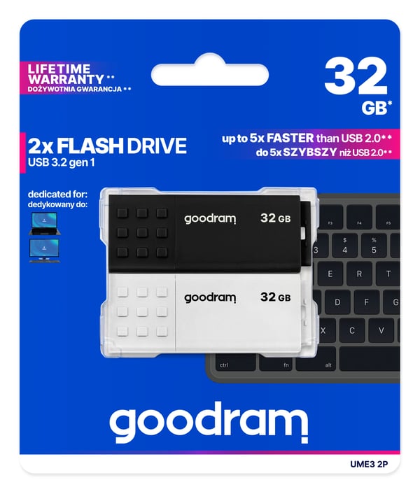 Goodram UME3 32GB USB 3.2 Gen 1 Pendrive Sort