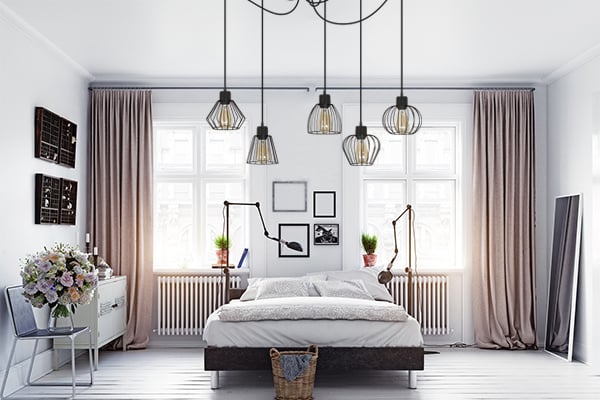 Hämähäkki-riippuvalaisin, eri sävyjä, Loft LED