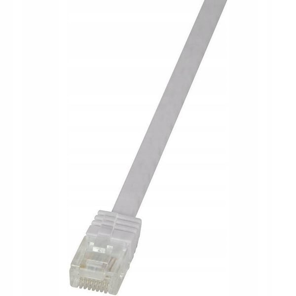 Patchkabel LogiLink CF2031U CAT.6 U/UTP 1 m, flad, hvid