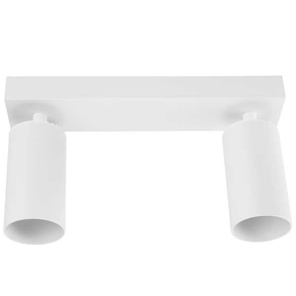 Taklampa spotreflektor TUBA halogenarmatur 2x GU10 TABULA LUMILED