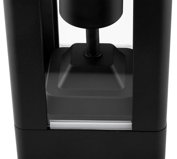 Udendørs havelampe aluminium sort E27 IP44 armatur POST 50cm TILIA LUMILED