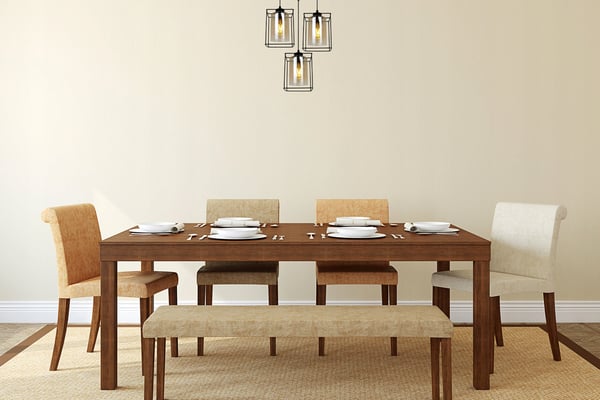 MODERNE ELEGANT HÆNGELAMPE MED GLASSKÆRM