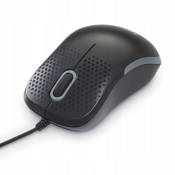 Verbatim Silent Wired Mouse, Sort, med et stille klik