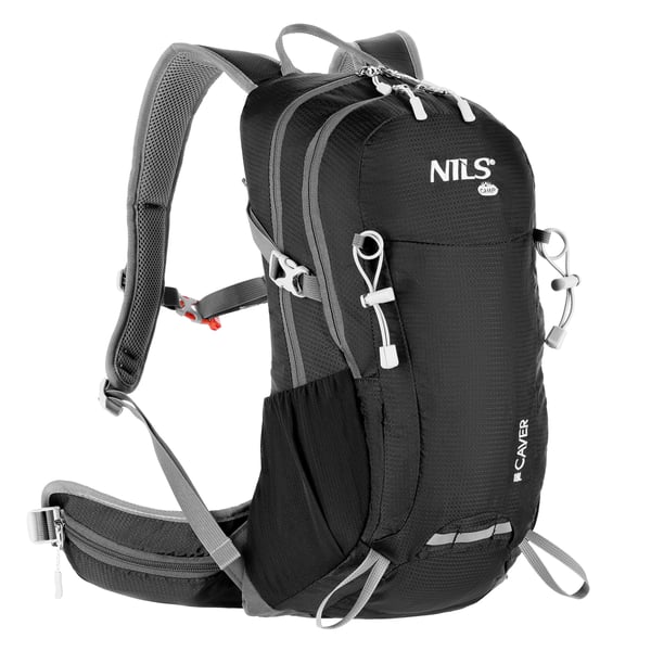 Rygsæk til trekking sort CAVER 18L NILS CAMP NC1950