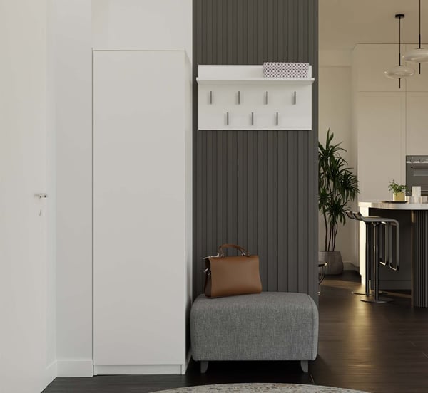 Malwa SD-50 hvid garderobe