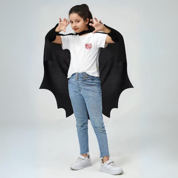 Sankt Andreas dag-kappa för barn, fladdermöss, vampyrer