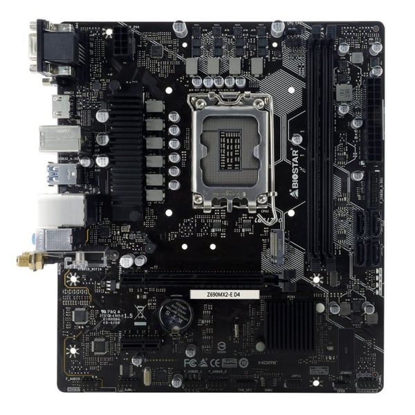 Bundkort Biostar Z690MX2-E D4