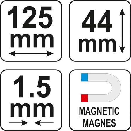 PROFIILINÄYTE 125MM - YT-3735