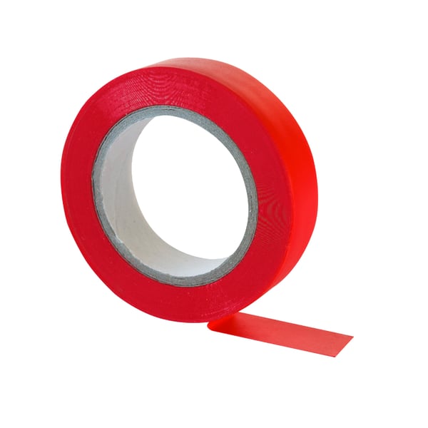 ISOLERINGSTAPE 15MM*10M RØD - E-660-1502