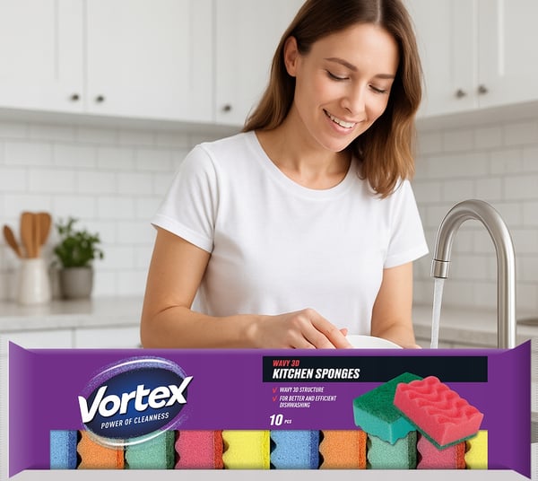 Vortex 3D Wave kökssvampar 10 st