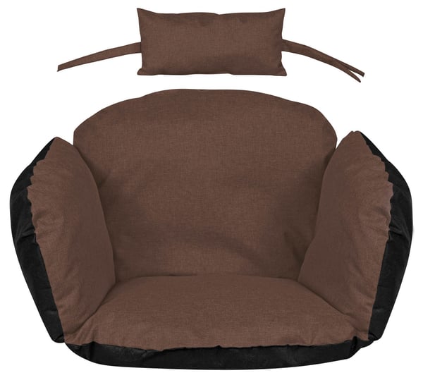 Havepude 112x113 cm til storkerede hængestol vandtæt brun Havepude 112x113 cm til storkerede hængestol vandtæt brun