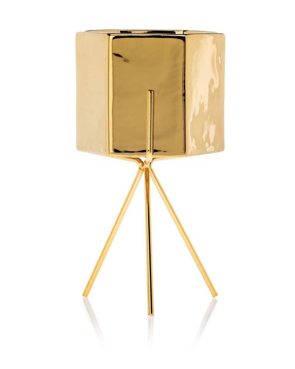 Sashi Guld Urtepotte 20 cm