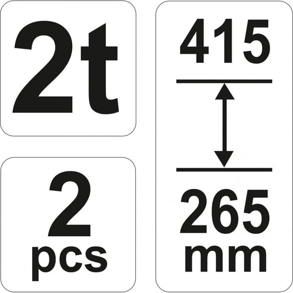 BILSTÅNDER 2T 2 STK - YT-17310