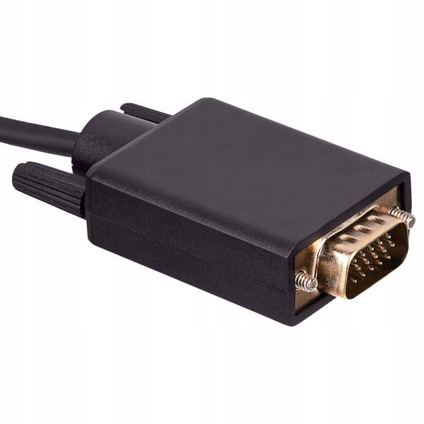 Akyga AK-AV-17 USB C - VGA-adapterkabel 1,8m svart