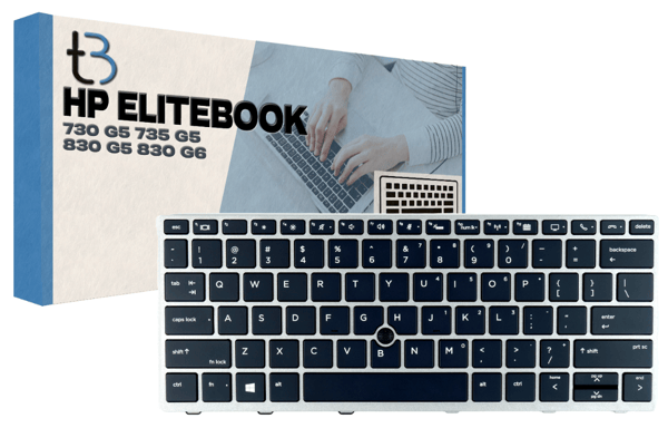 HP Elitebook 730 735 830 G5 G6 LED-näppäimistö