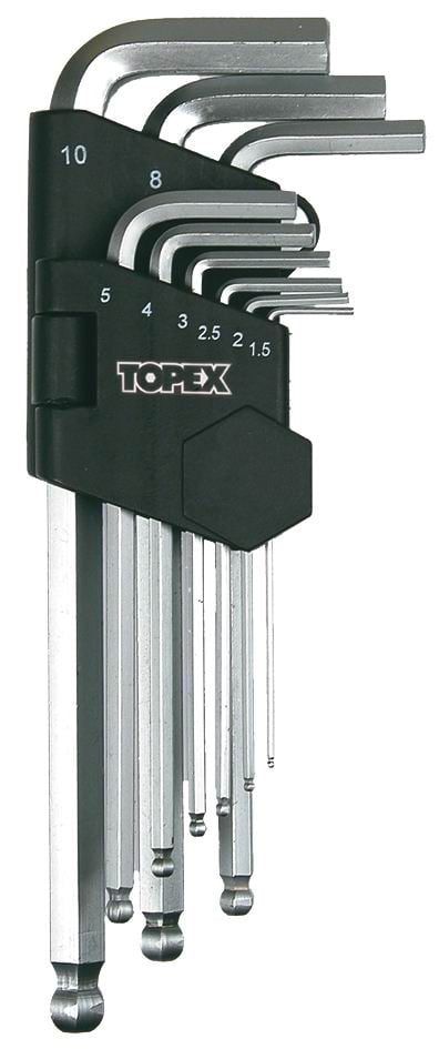 PALLOPÄÄN LIITTEEN AVAIMET 9 KPL 1,5-10 MM - T 35D957