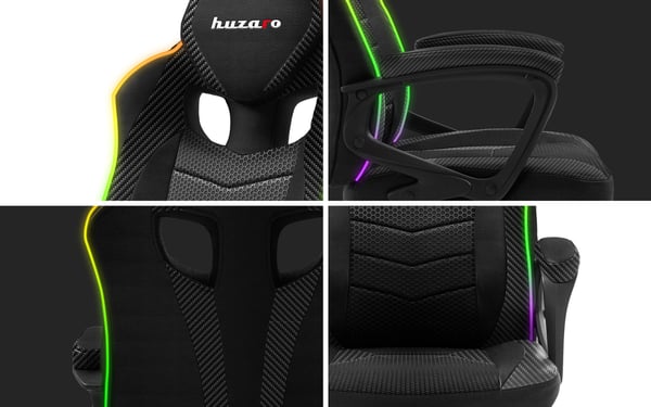 Huzaro Force 2.5 RGB Carbon Mesh gamingstol