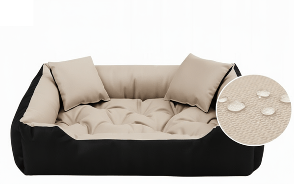 Koiran kojulasänky ECCO 115x95 cm vesitiivis beige
