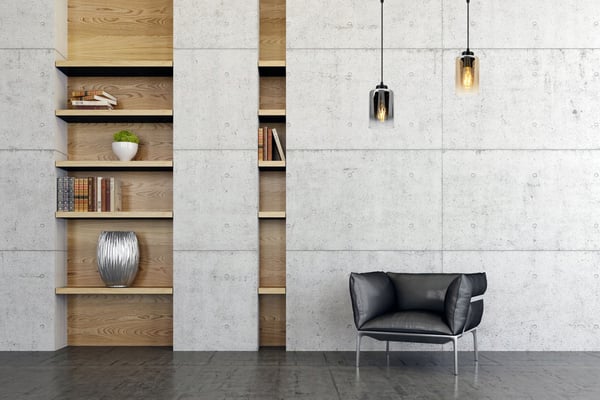 MODERNE ELEGANT HÆNGELAMPE MED GLASSKÆRM