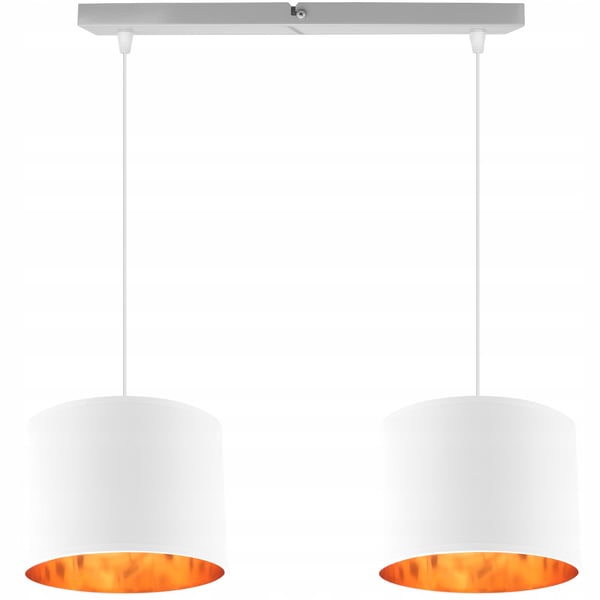 LOFTSLAMPE MED GYLDET LED-SKÆRM