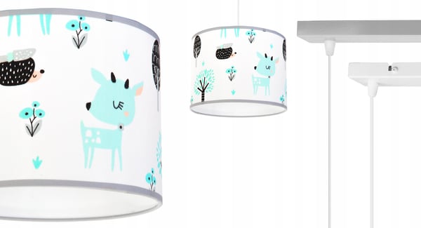 Lofthængende lampe til børn, LED-lampeskærm