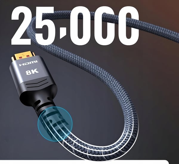 HDMI 2.1 Ultra High Speed-kabel 8K 60Hz 4K 120Hz 5m PS5 Xbox TV eARC UHD
