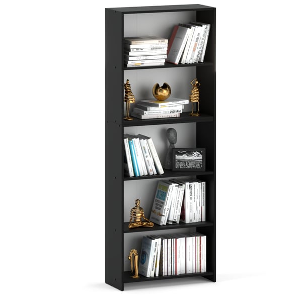 Kontorbogreol Sort 70 CM 5 hylder Binders Legetøj Loft