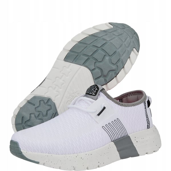 Heydude Sirocco W sport stripe sko 39 hvid