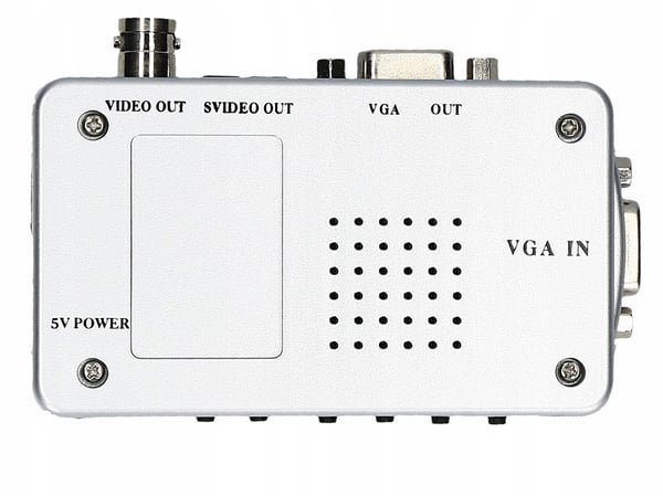 VGA til BNC S-VIDEO VGA AV CINCH SIGNALKONVERTER OPTAGERSÆT