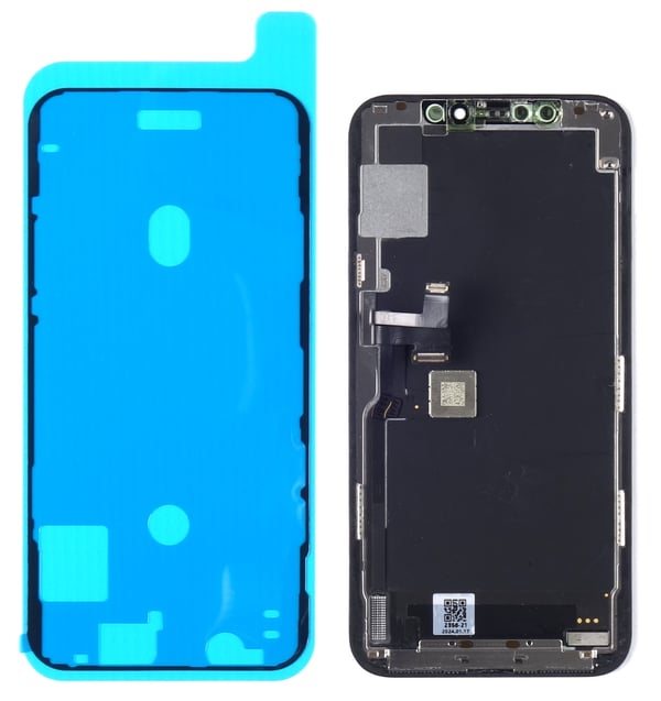Original LCD-skærm med touchskærm til iPhone 11 Pro med udskiftet glas uden IC