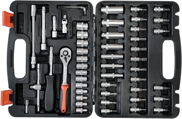 1/4'' VÆRKTØJSSÆT 52 DELE - E-400-1902