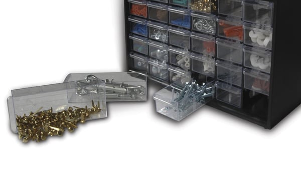 STÅENDE ORGANISATOR - 39 LÅDOR - S/93-981-1