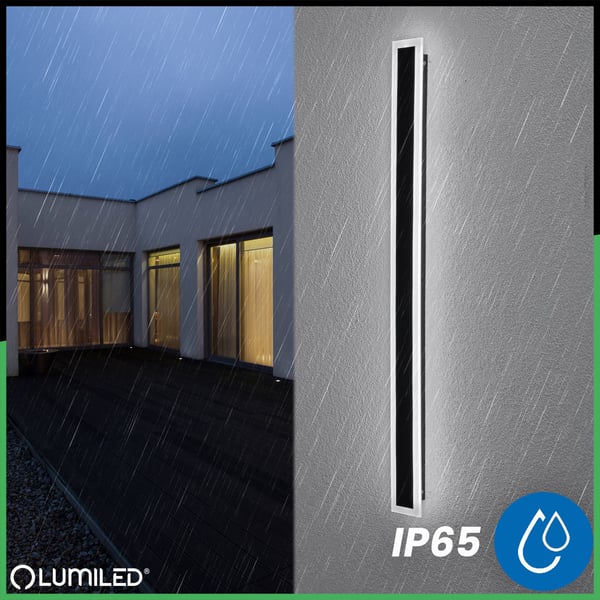 OLIO LED-puutarhavalo pintaliitäntä seinäkiinnike 30W 4000K 100cm IP65 LUMILED
