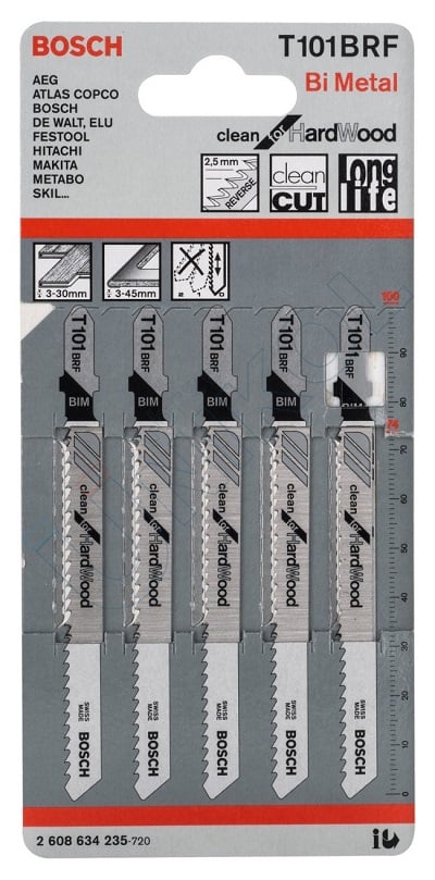 STIKSAVSBLAD T101BRF 5 STK. - B 2608634235